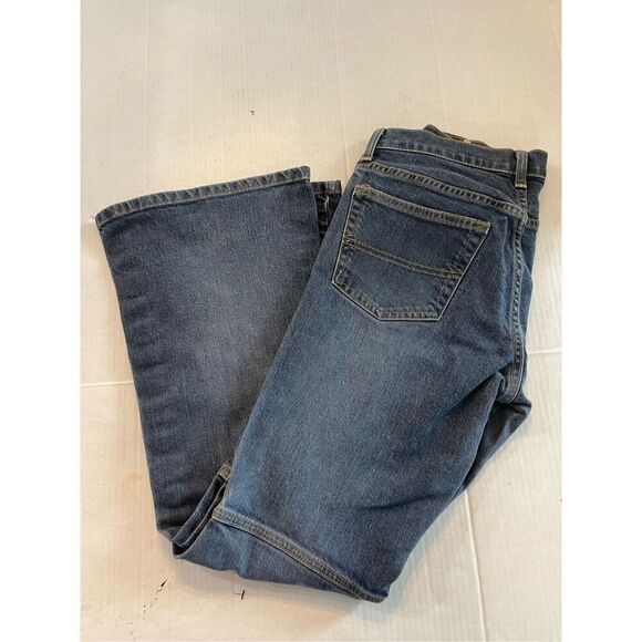 Vintage Ralph Lauren Polo Jeans Womens  Snap Legs Jeans Bootcut Flare Size 10 A7 - Picture 1 of 11